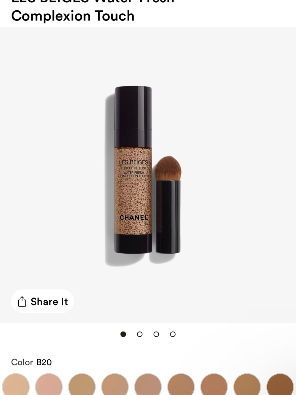 CHANEL Les Beiges Liquid Foundation B20